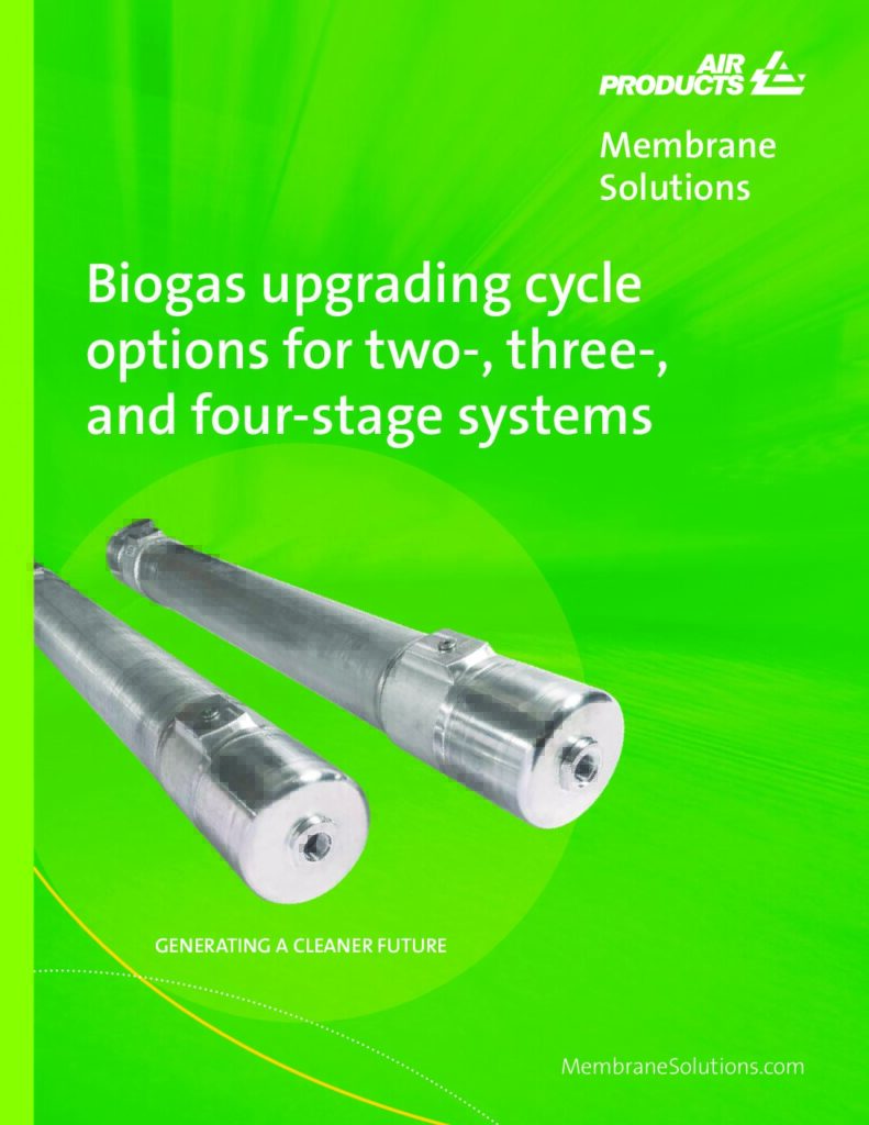 thumbnail of Biogas upgrading cycle options for two-, three-, and four-stage systems