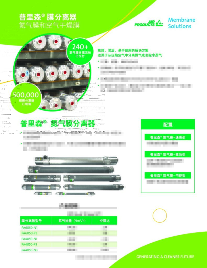 Miniaturansicht von Stickstoff- und Dehydratisierungsmembranen